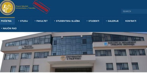 Na našem Univerzitetu nije bilo uhapšenih ili drugih akcija