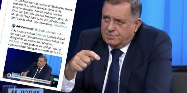 Dodik je nasamario novostečene američke prijatelje