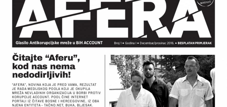 Besplatno pročitajte prvi broj Afere!