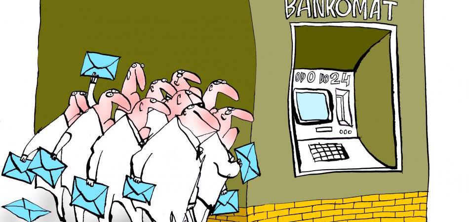 Dodik pred bankomatom