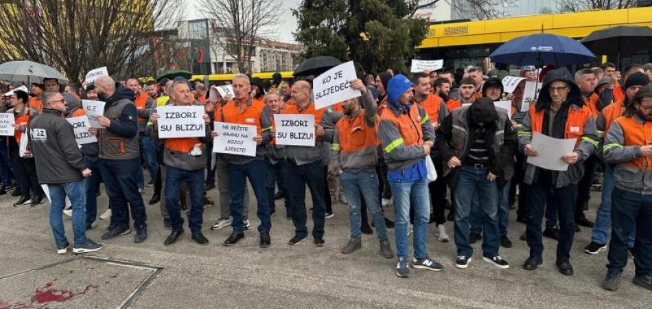 Na ulici radnici Željezare Zenica, Sindikat trgovaca animira radnike da glasaju