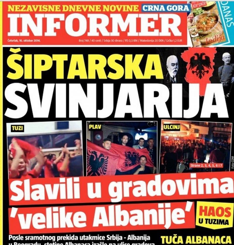 TV1/BNTV: Histerično o antialbanskoj histeriji