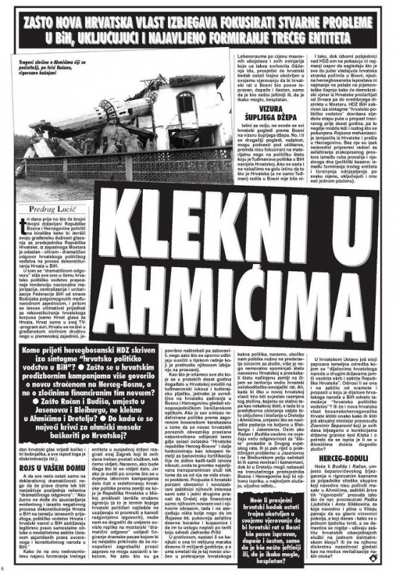 Lucićev tekst u Feralu iz 2000. godine